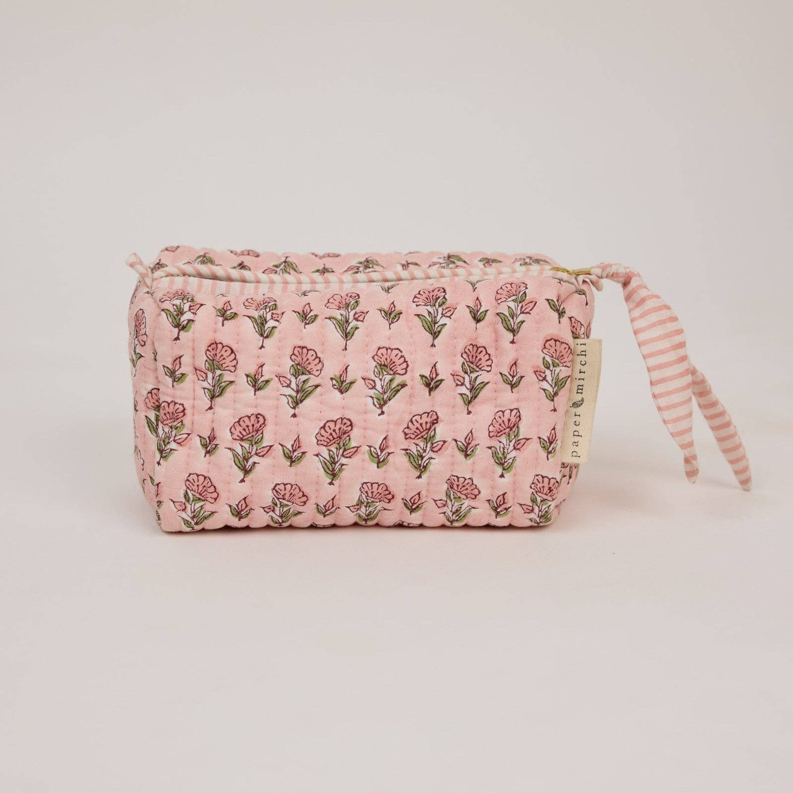 Organic Cotton Toiletry Bag (Small) - Ditsy Floral Blush - Image 2