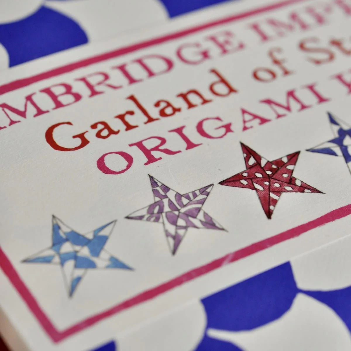 Cambridge Imprint Origami Star Garland Kit