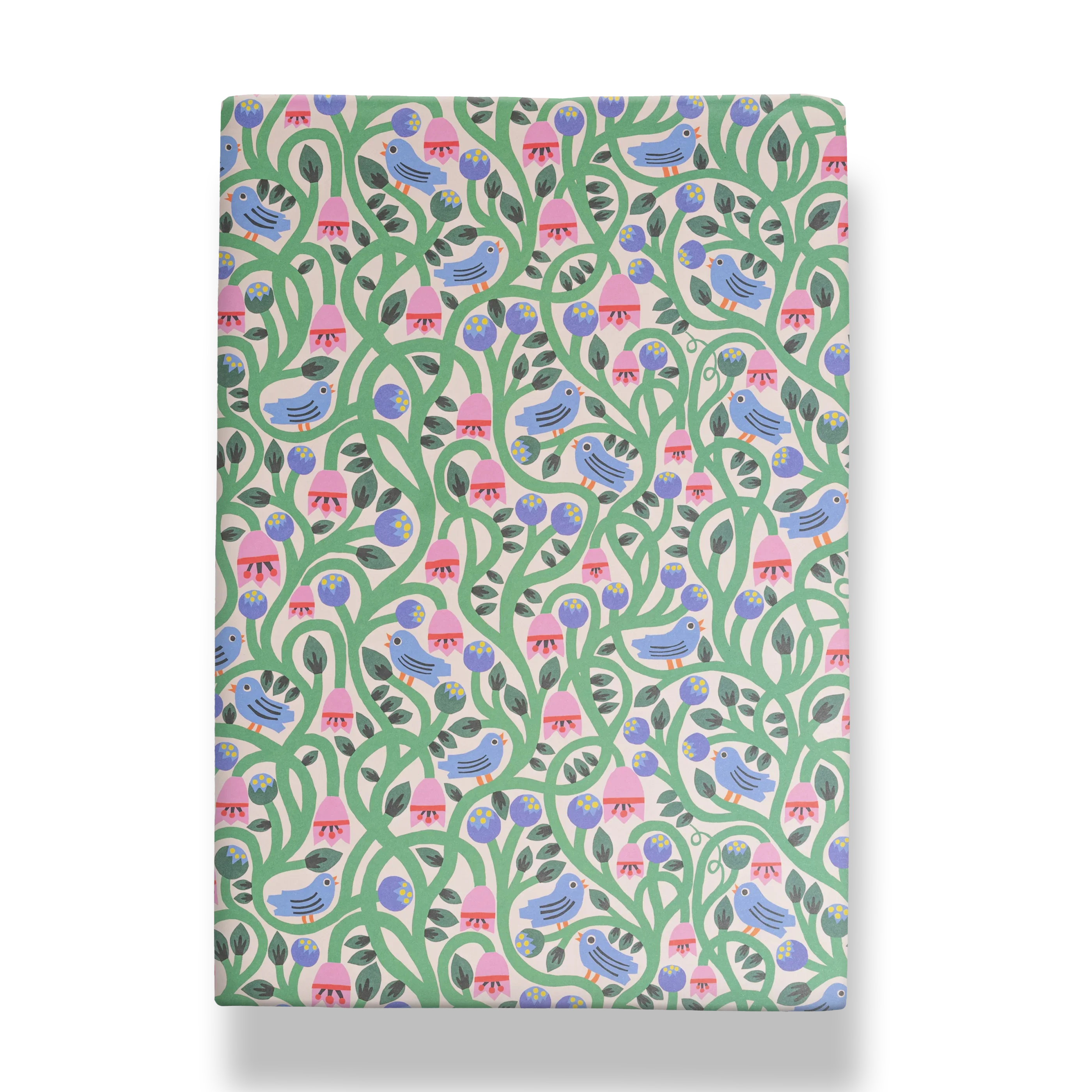'Little Bird Floral Vine' Wrapping Paper