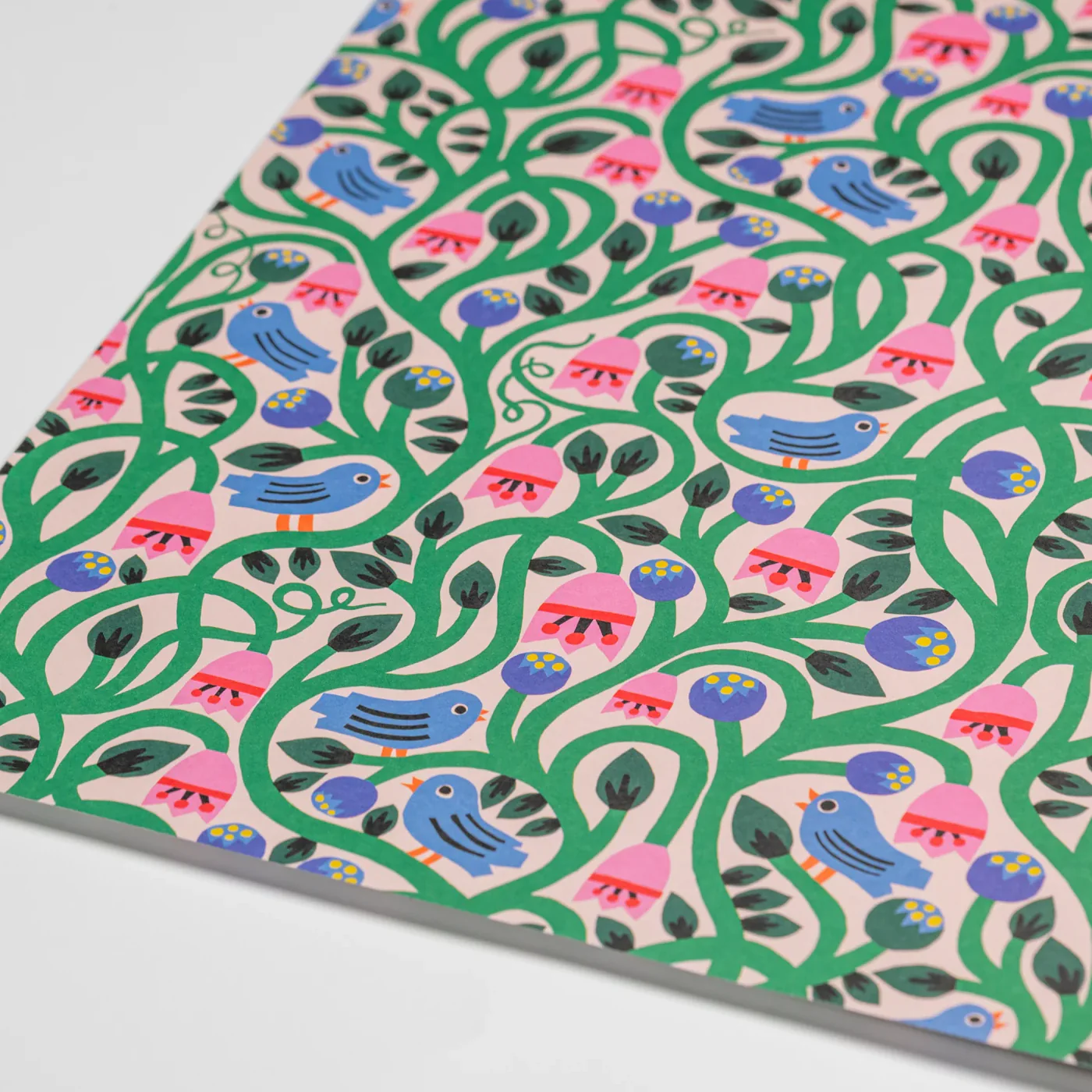'Little Bird Floral Vine' Wrapping Paper - Image 2