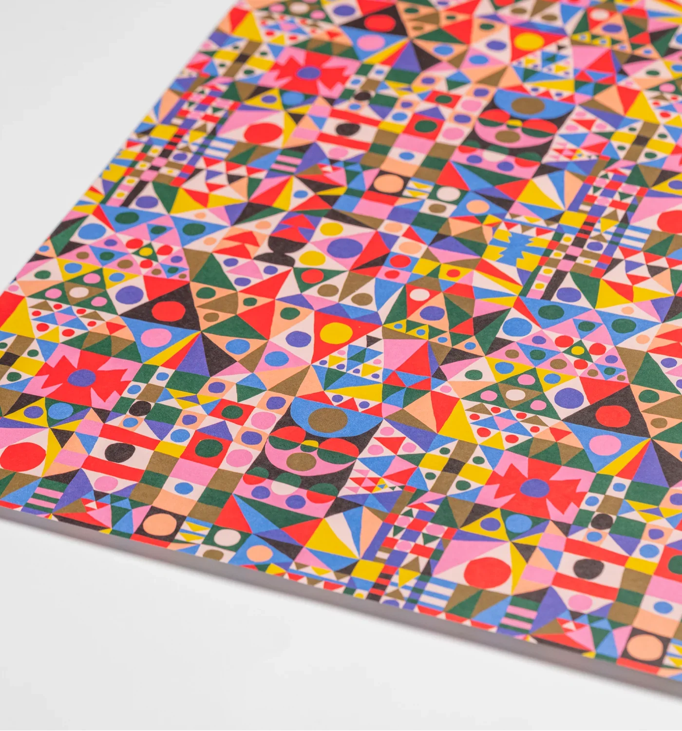 'Patchwork Bold Geometric Patterned' Wrapping Paper
