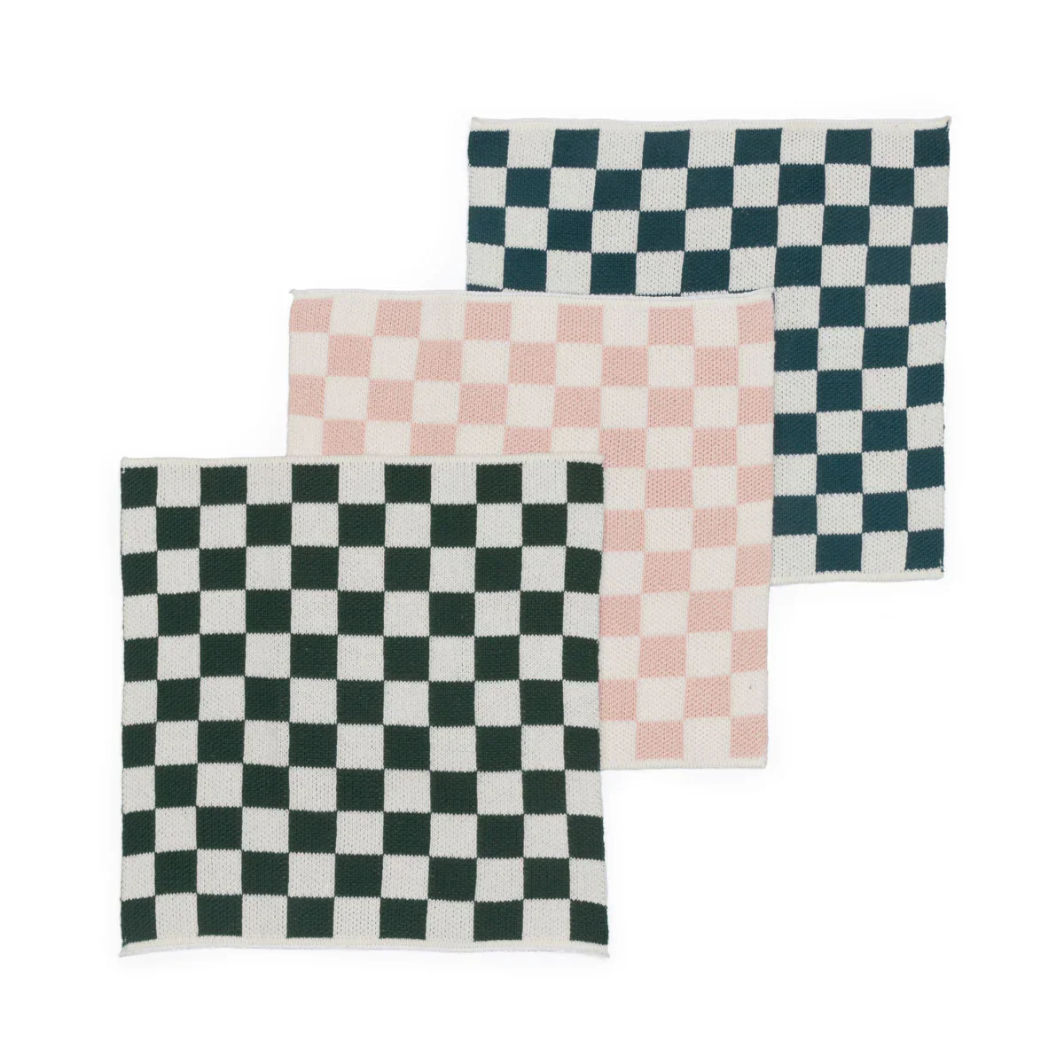 Knitted Cotton Dishcloths - Set of 3 - Image 5