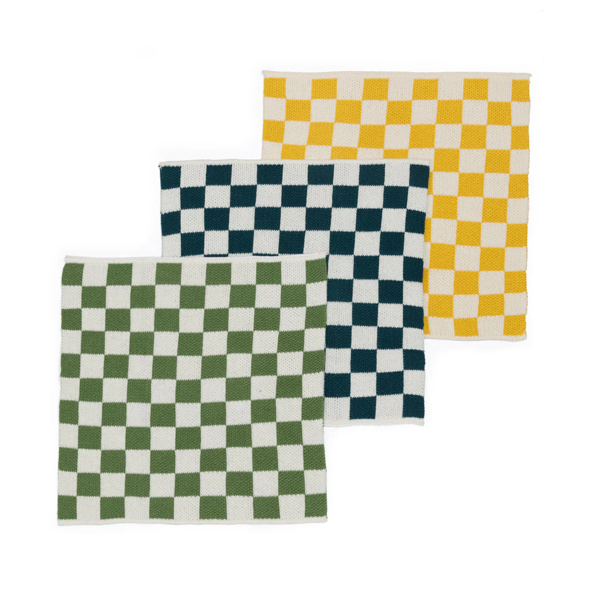 Knitted Cotton Dishcloths - Set of 3 - Image 9