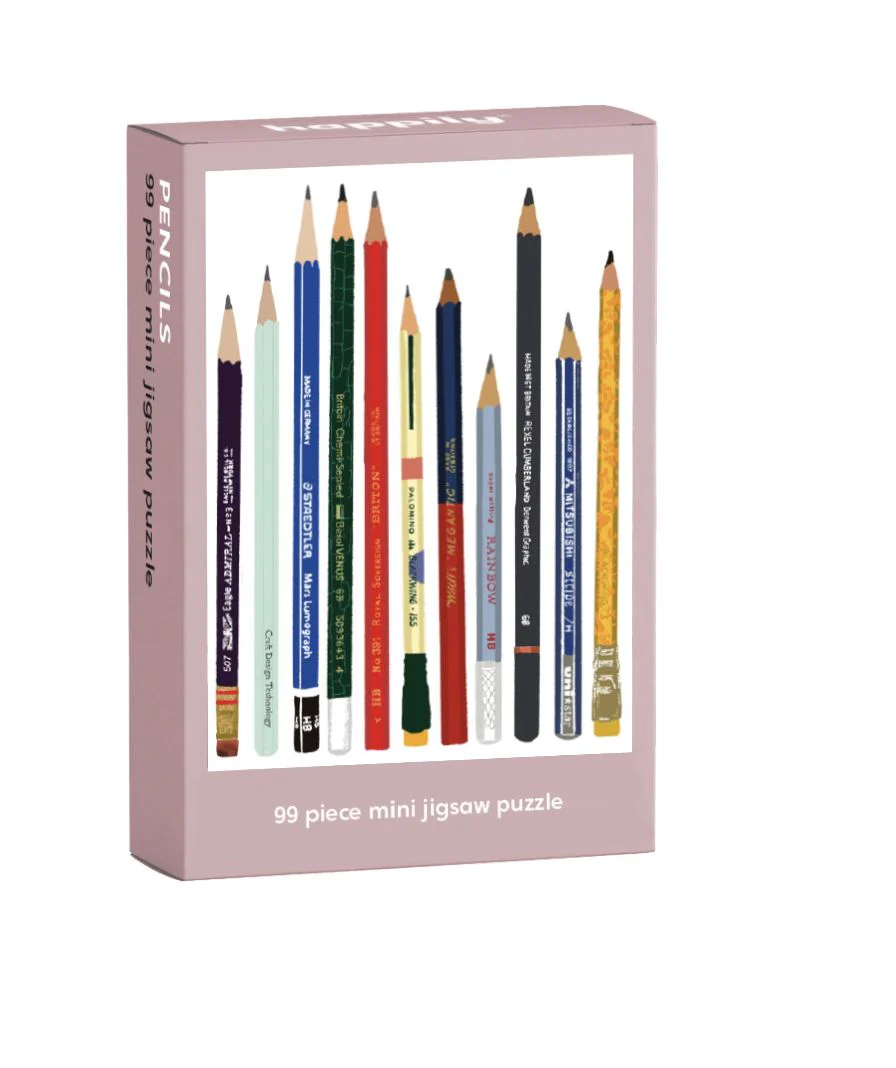 Pencils - 99 Piece Mini Jigsaw - Happily Puzzles