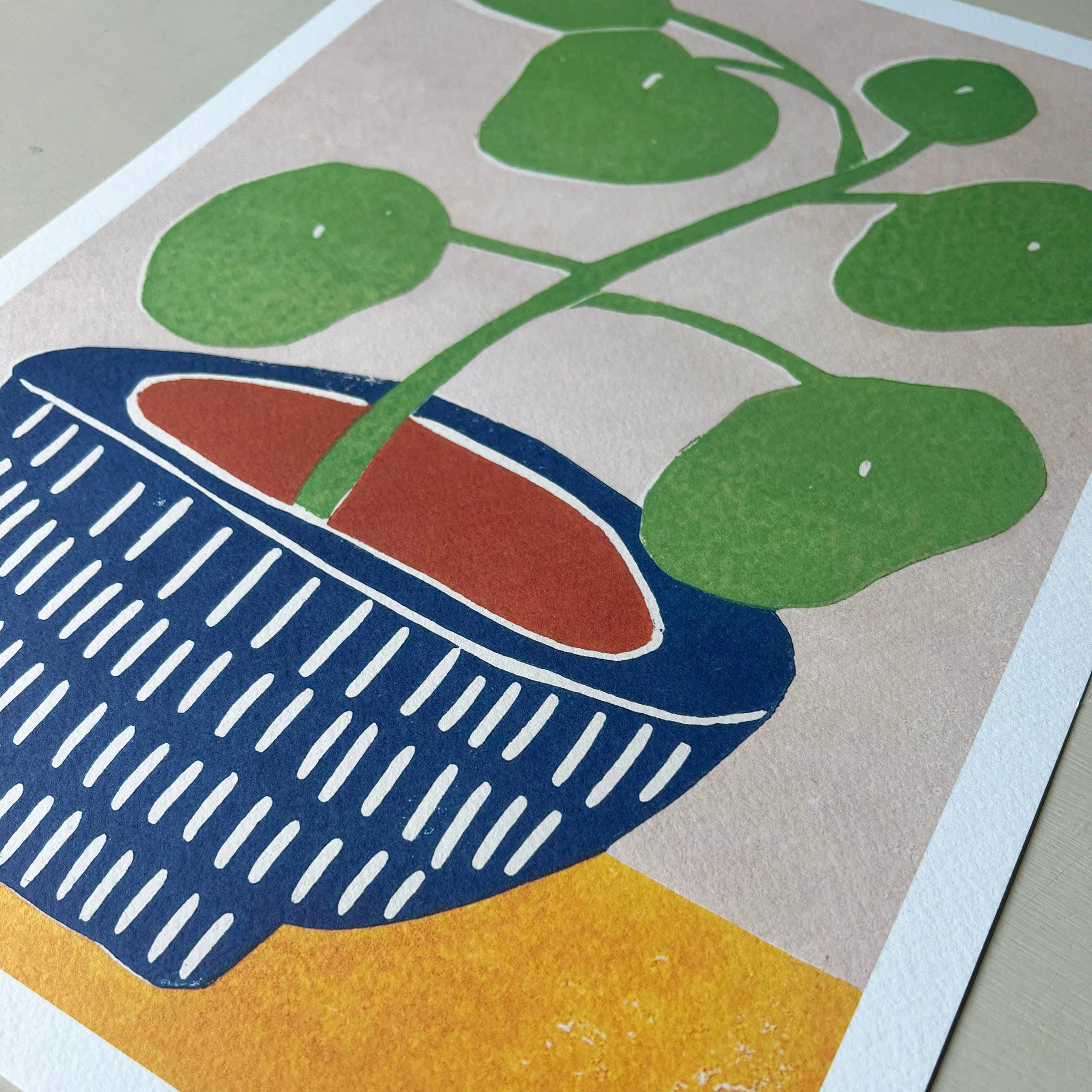 'Pilea Plant' Art Print - Image 3