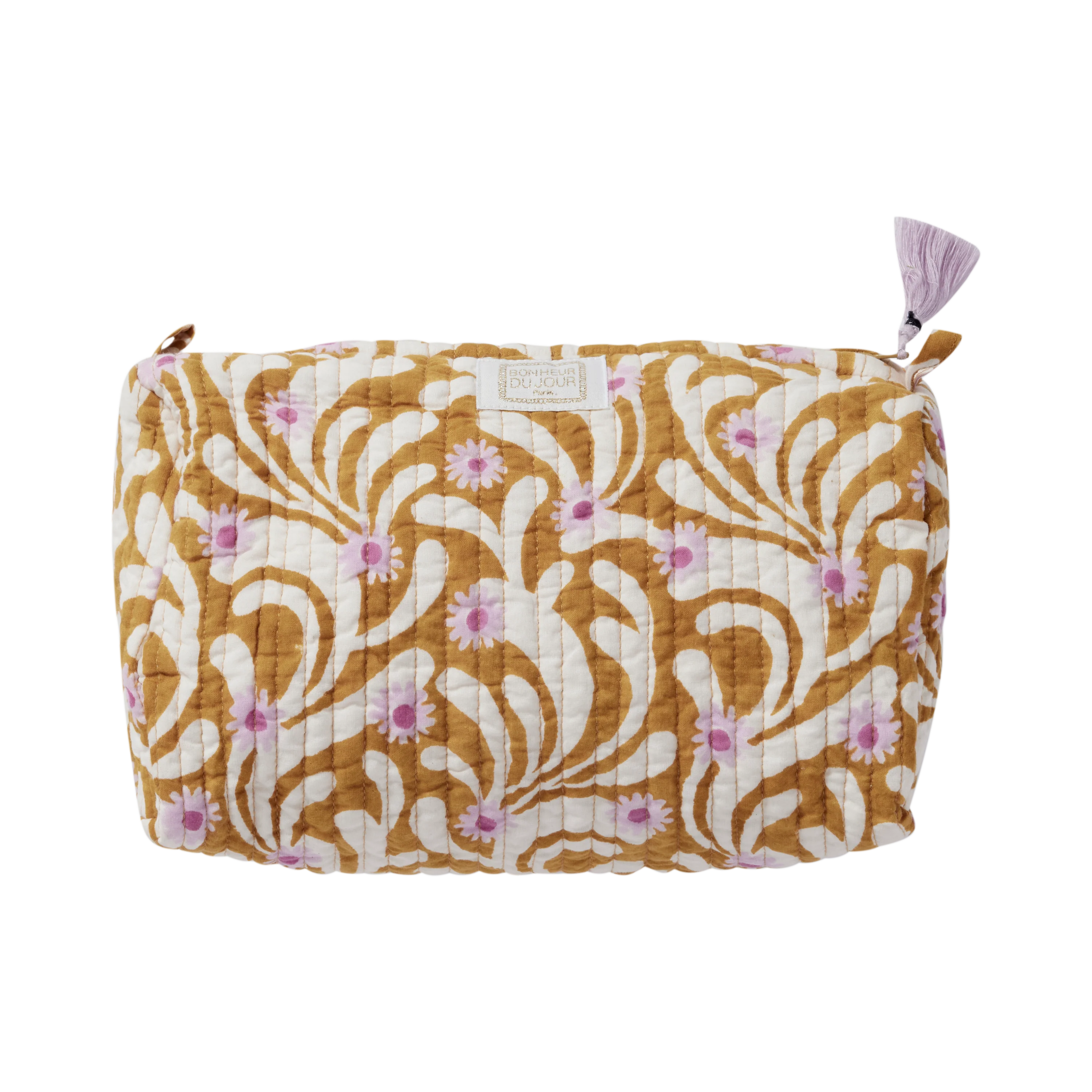 Poppy Quilted Cotton Toiletry Bag