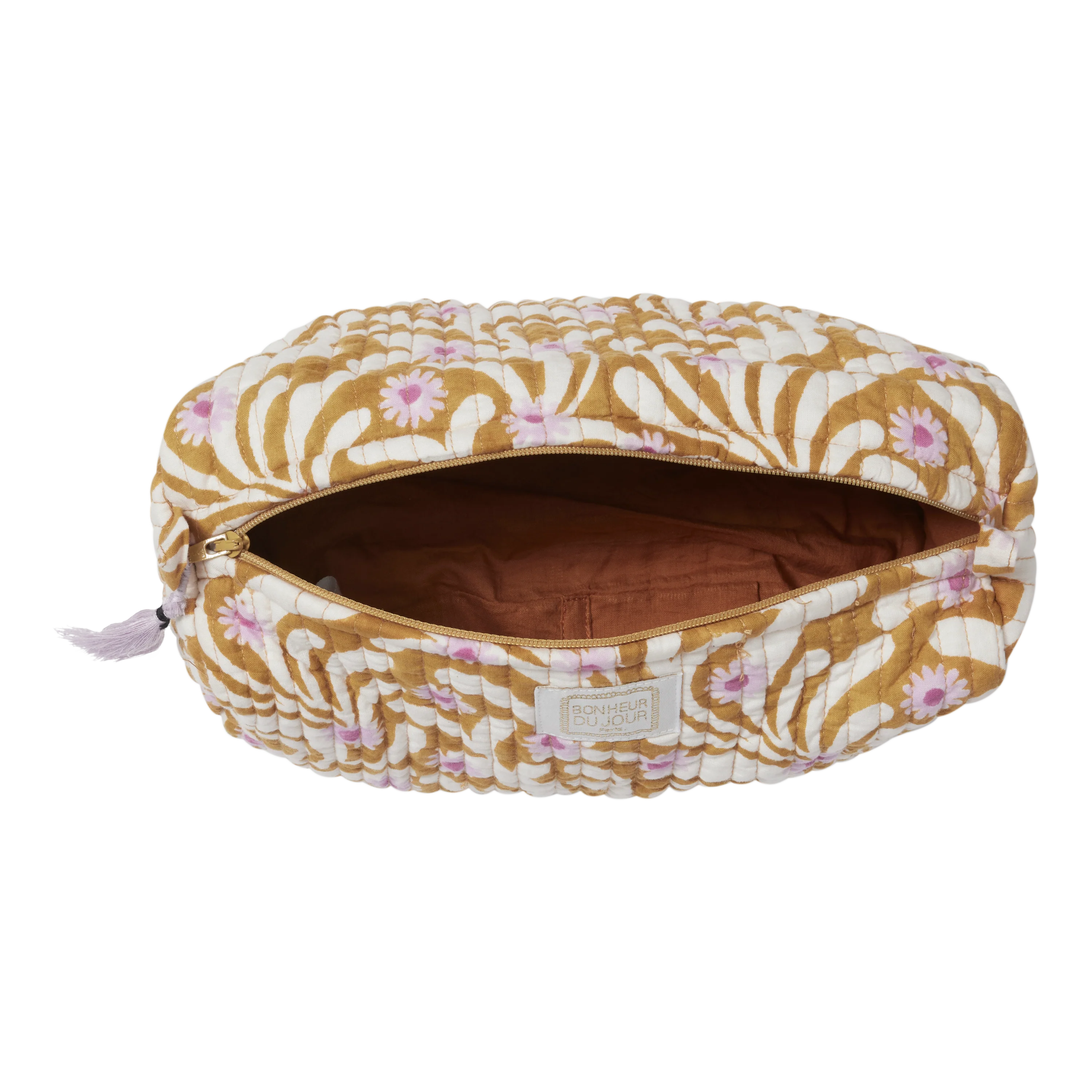 Poppy Quilted Cotton Toiletry Bag - Image 2