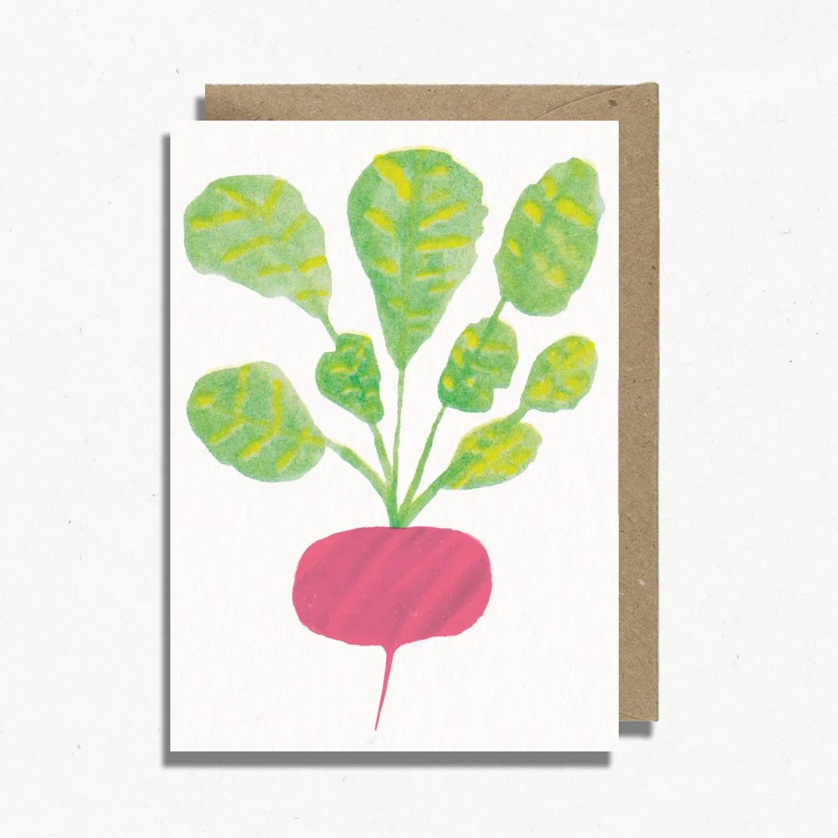 'Radish' Greetings Card