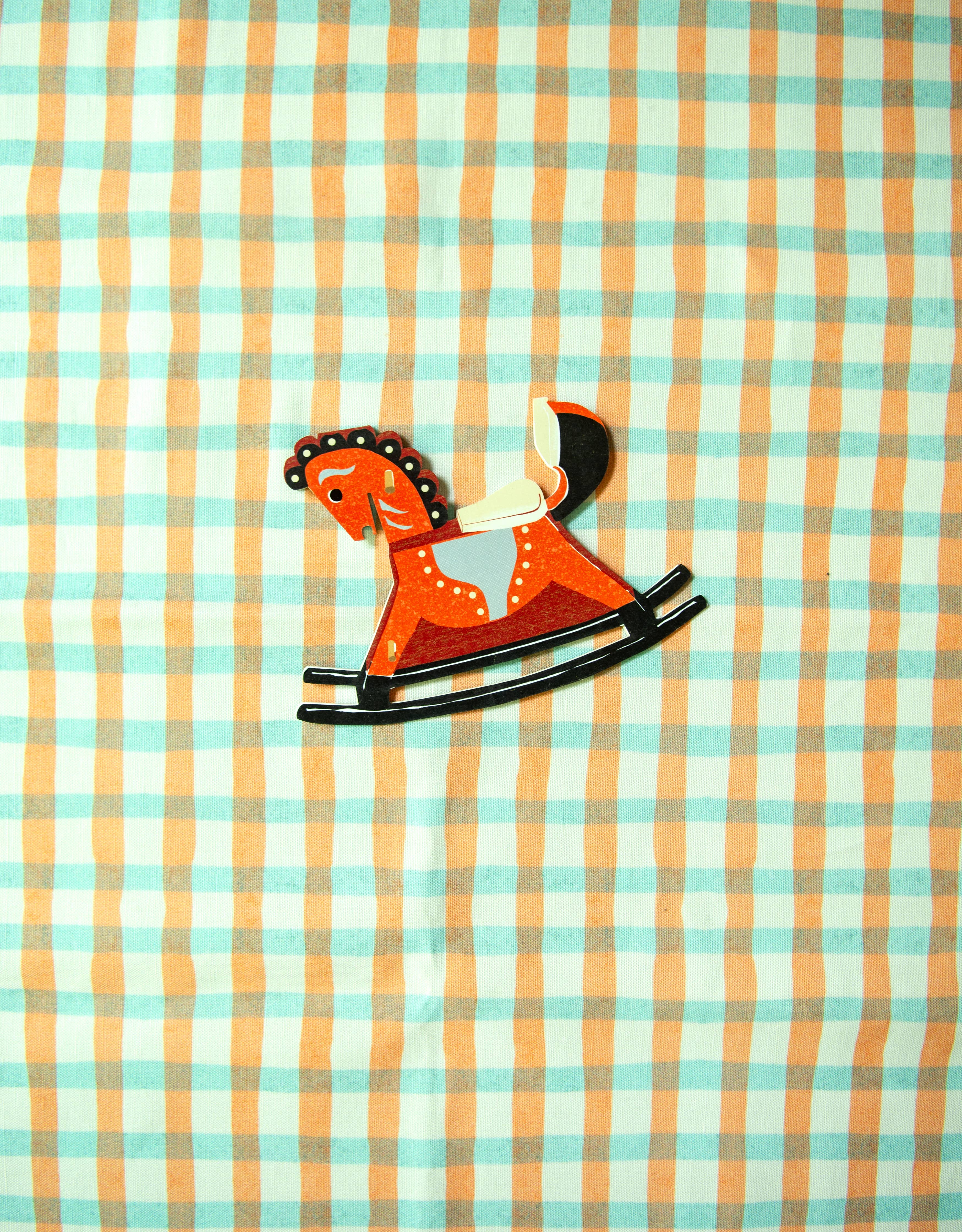 'Rocking Horse' Greetings Card - Image 3