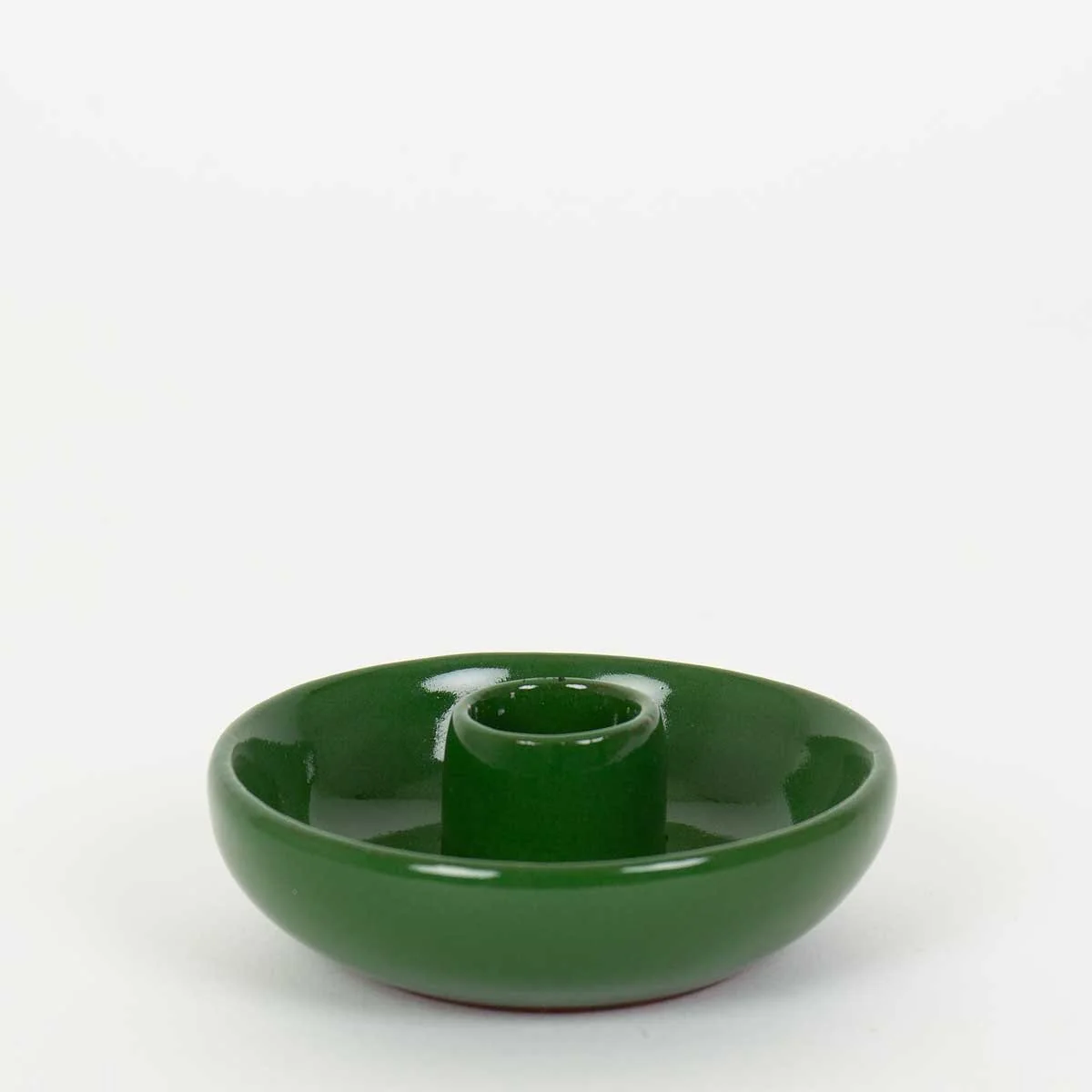 'Selma' Green Candle Holder
