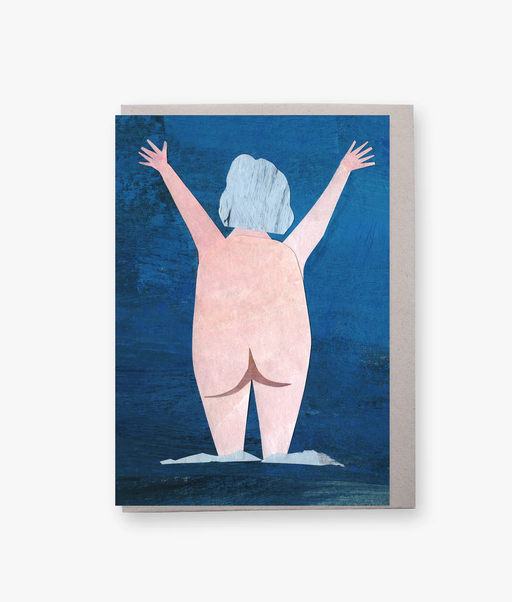 'Skinny Dipper' Greetings Card