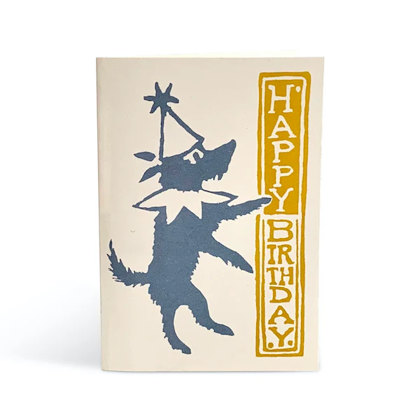 'Happy Birthday' Little Dog Mini Greetings Card