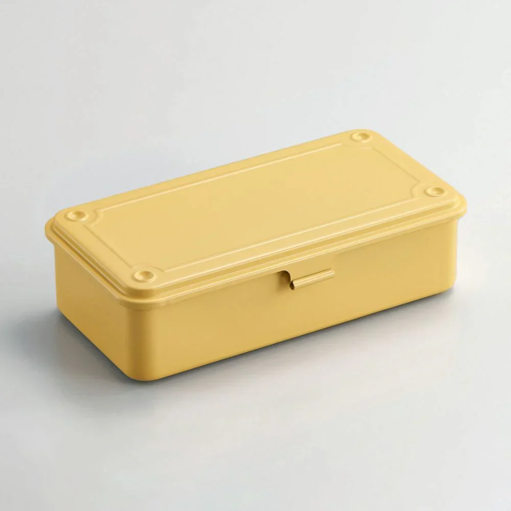 Small Toyo Steel Toolbox - Italian Yellow
