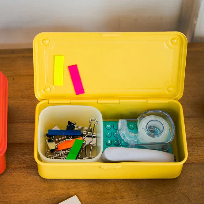 Small Toyo Steel Toolbox - Italian Yellow - Image 2