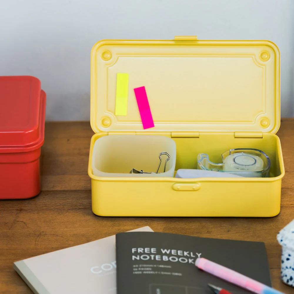 Small Toyo Steel Toolbox - Italian Yellow - Image 3