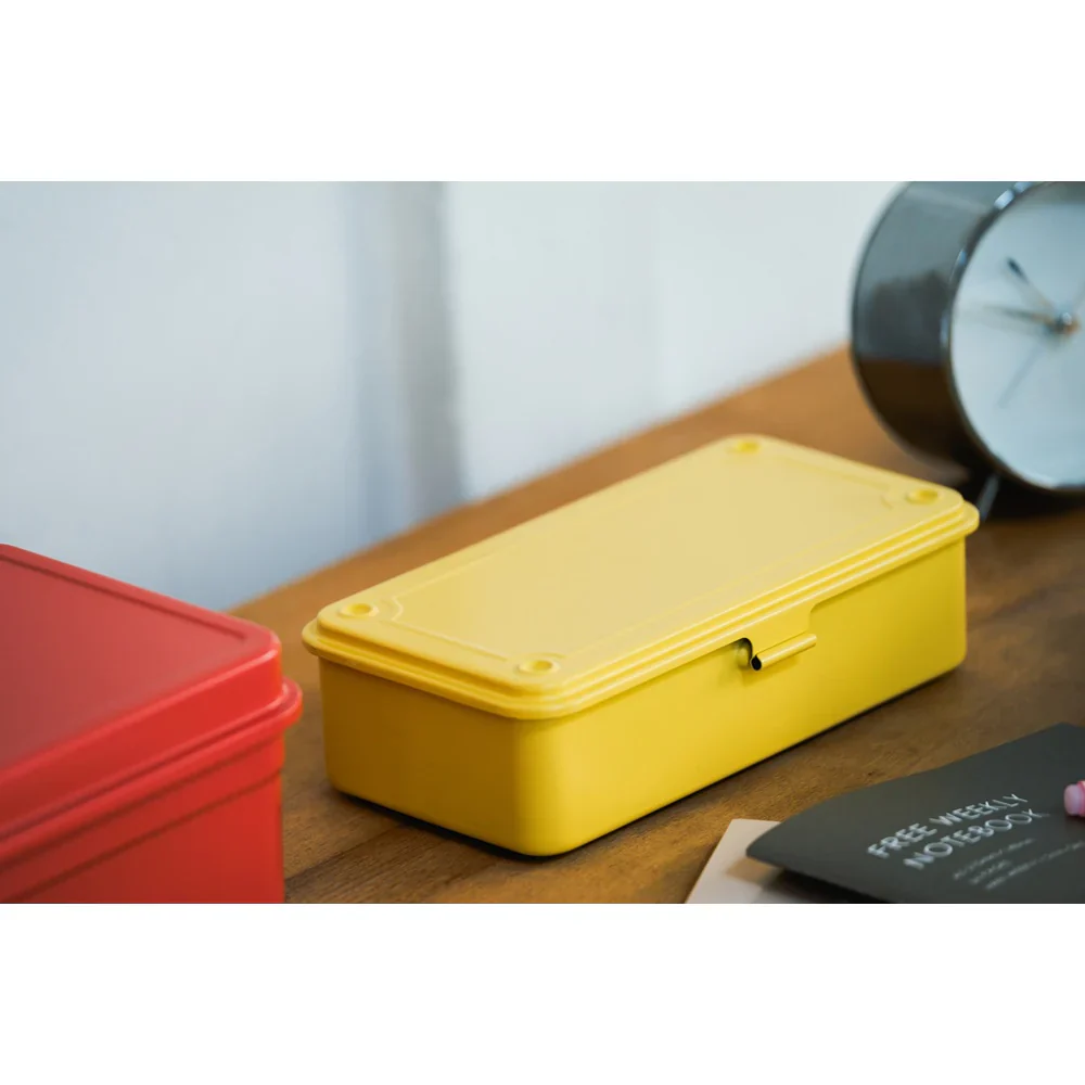 Small Toyo Steel Toolbox - Italian Yellow - Image 4