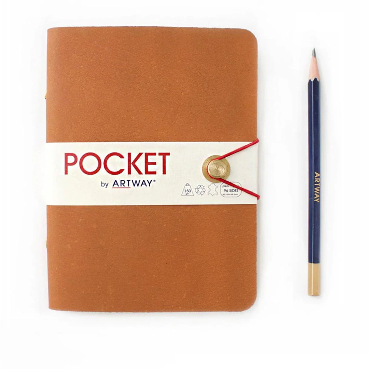 Soft Leather Pocket Journal - Image 2