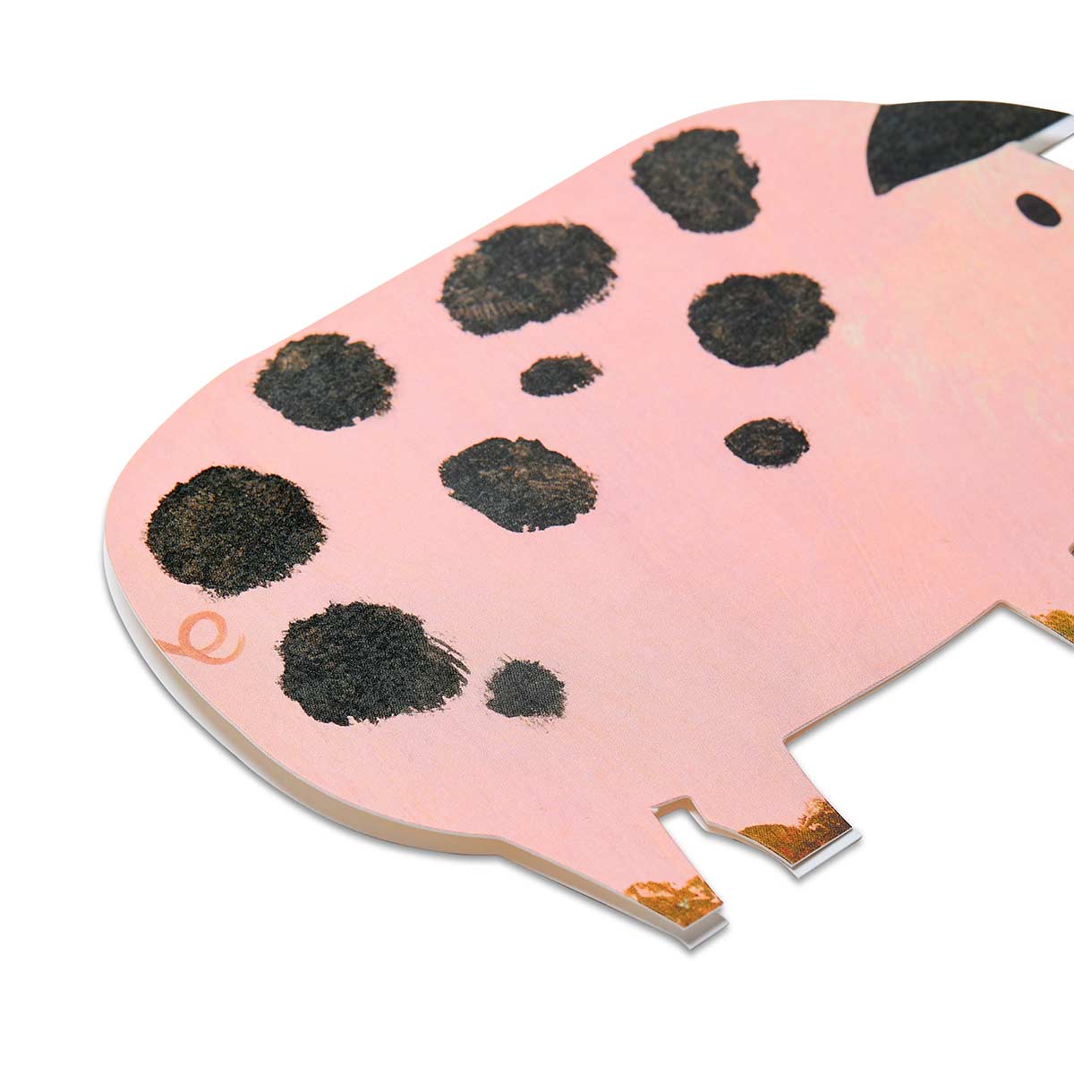 Spotty Pig Shaped Greetings Card - Image 4
