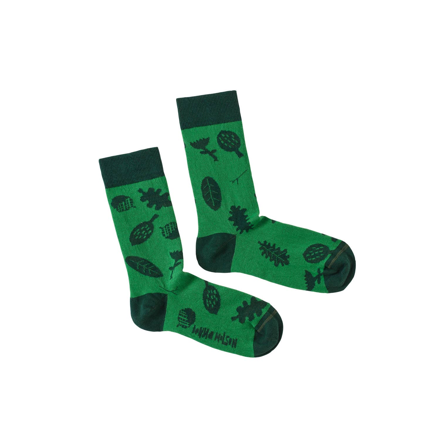 Sprig Green Socks by Donna Wilson