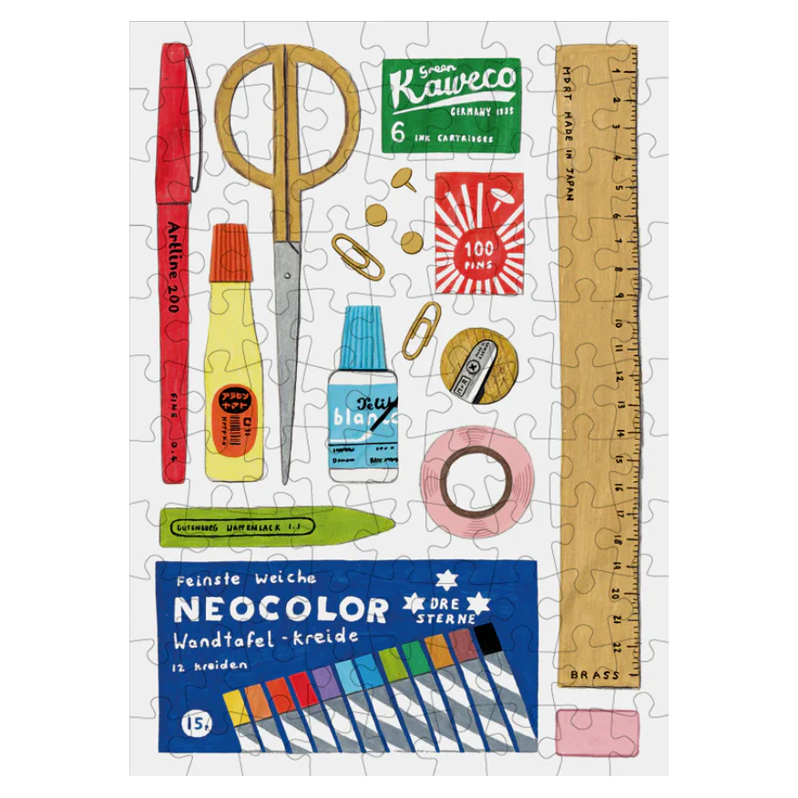 Stationery - 99 Piece Mini Jigsaw - Happily Puzzles - Image 2