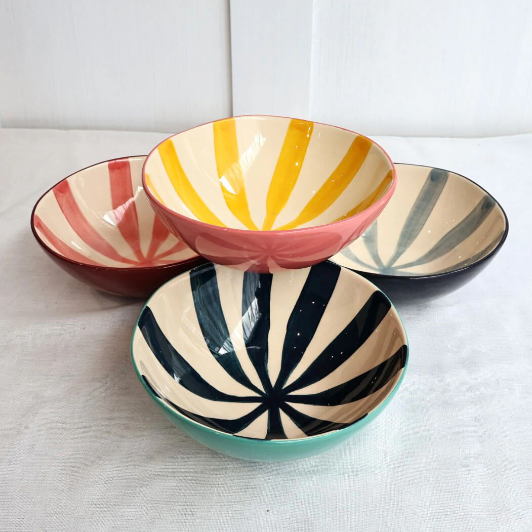 Striped 'Nourish' Bowl