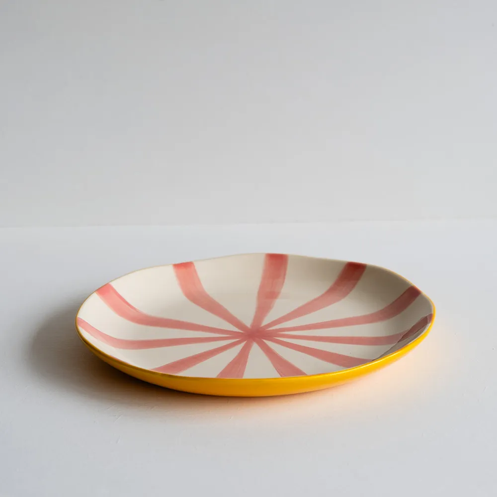 Striped Supper Plates - Image 5