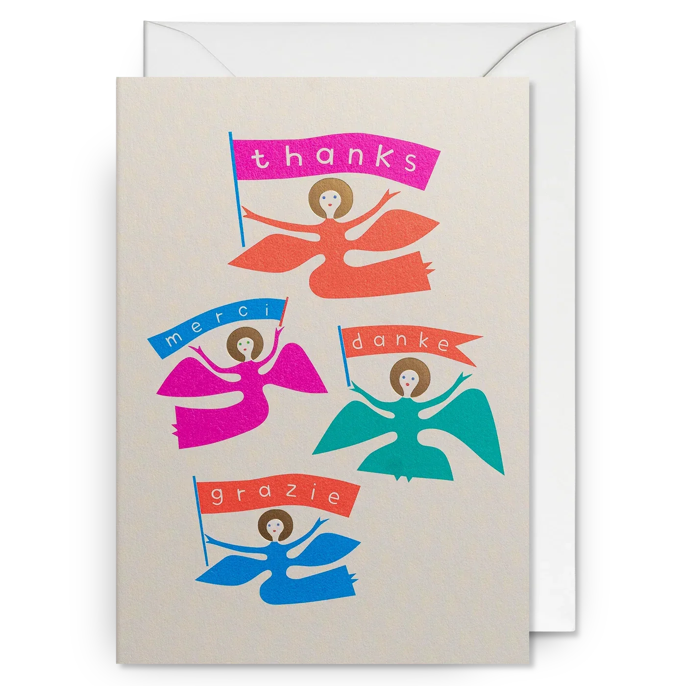 'Thank You Angels' Pack of 5 Cards
