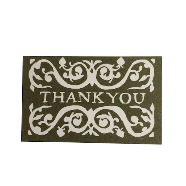 'Thank You' Pack of 6 Mini Cards - Image 4