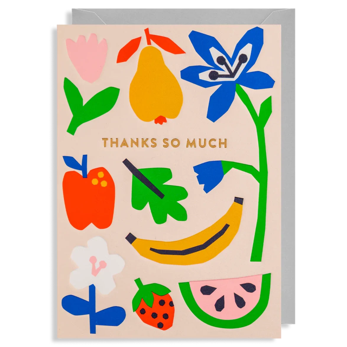 'Thanks So Much' Greetings Card