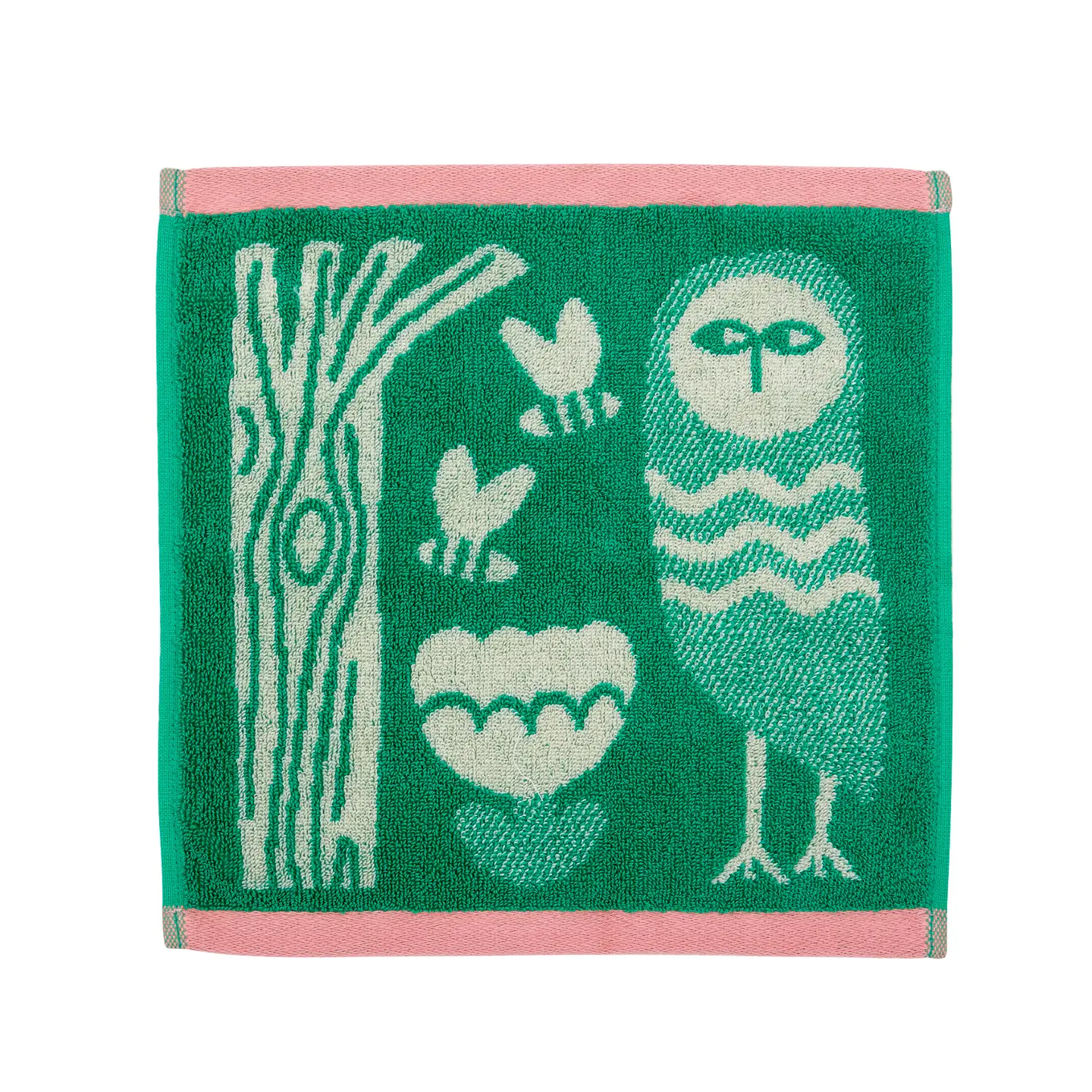 The Birds and Bees Face Cloth by Donna Wilson
