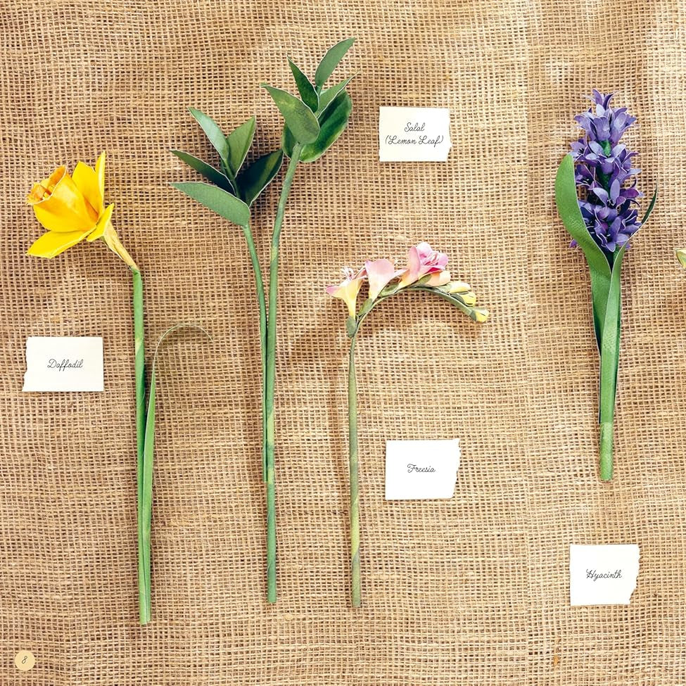 'The Bouquet in a Book: Spring - Pre-Punched Pages to Press Out and Make' Book - Image 2