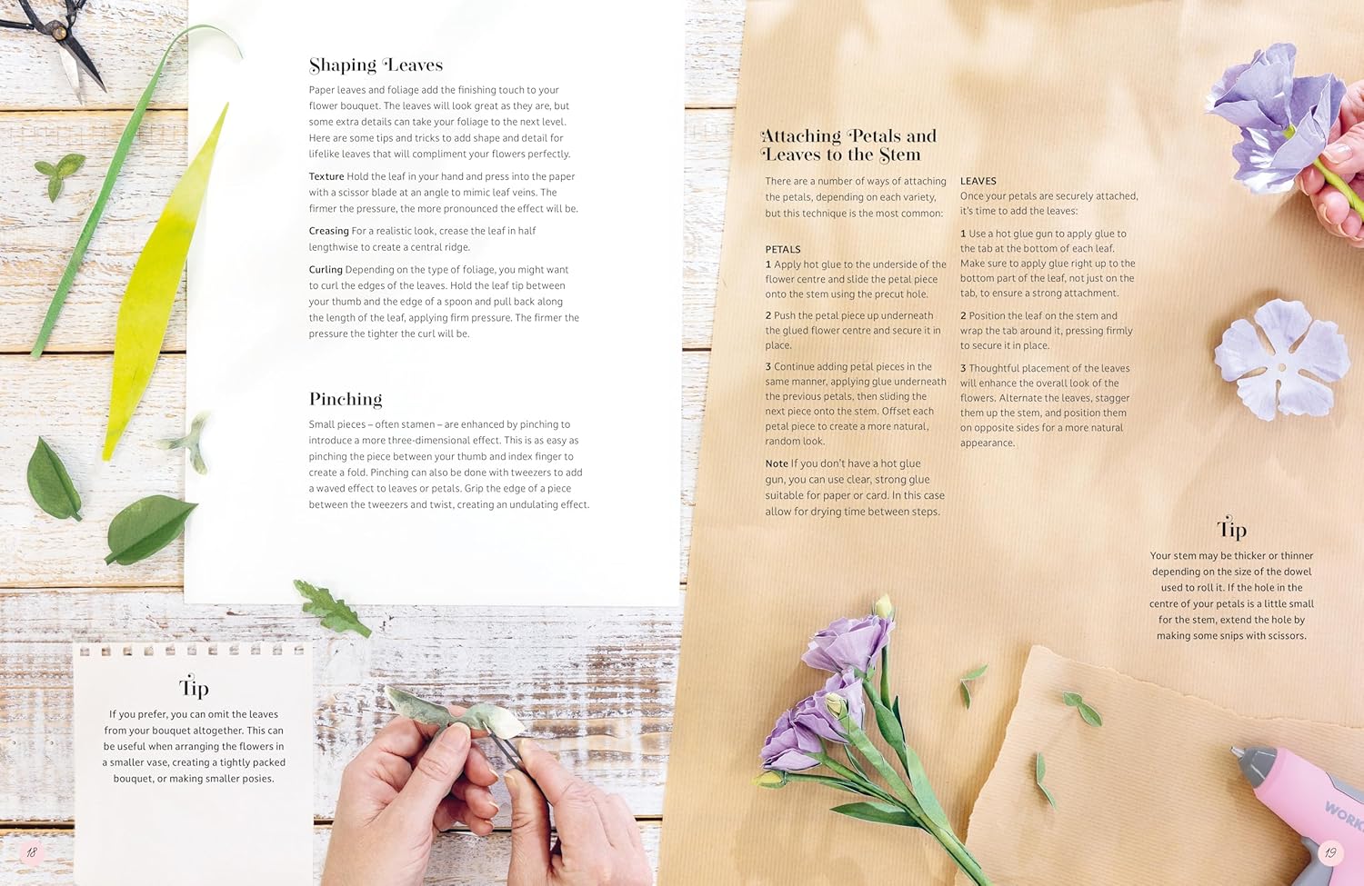 'The Bouquet in a Book: Spring - Pre-Punched Pages to Press Out and Make' Book - Image 4