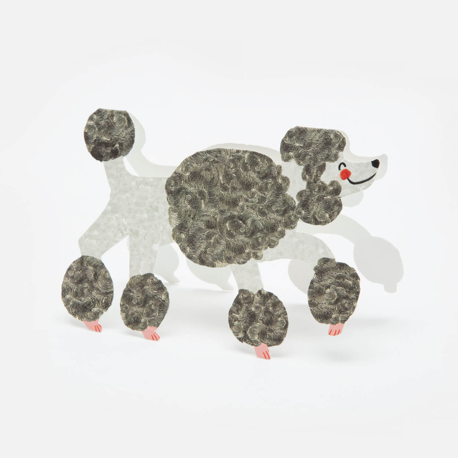 'The Poodle' Greetings Card - Image 2