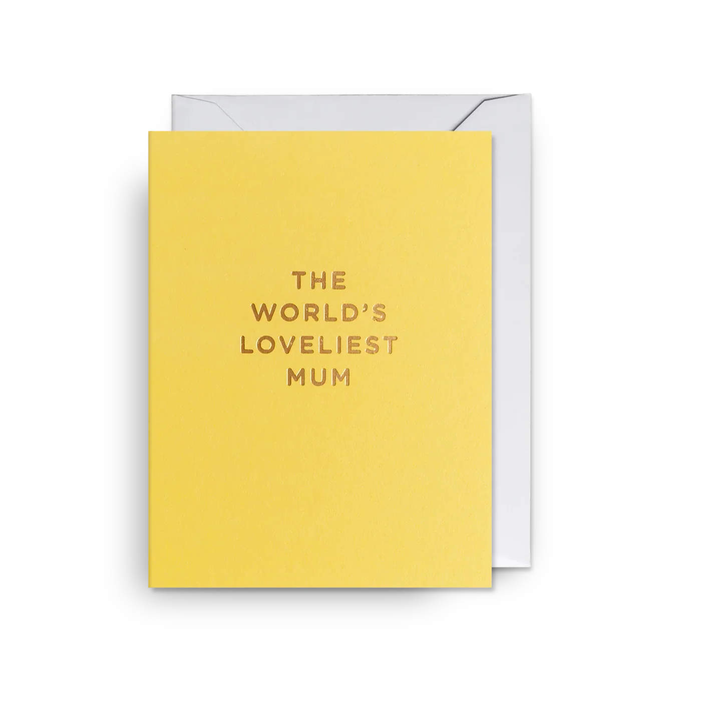 'The World's Loveliest Mum' Mini Greetings Card
