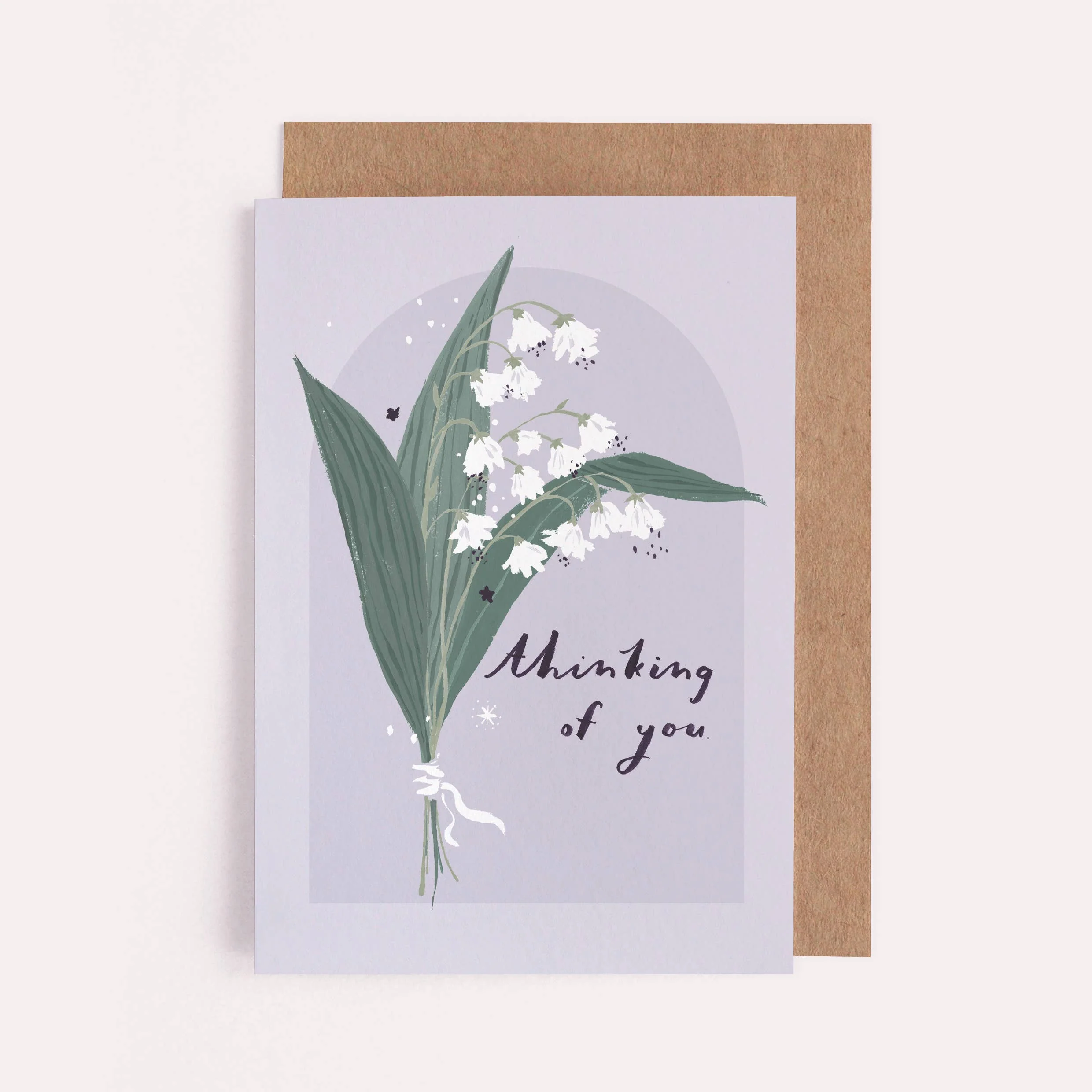 'Thinking of You Flowers' Greetings Card