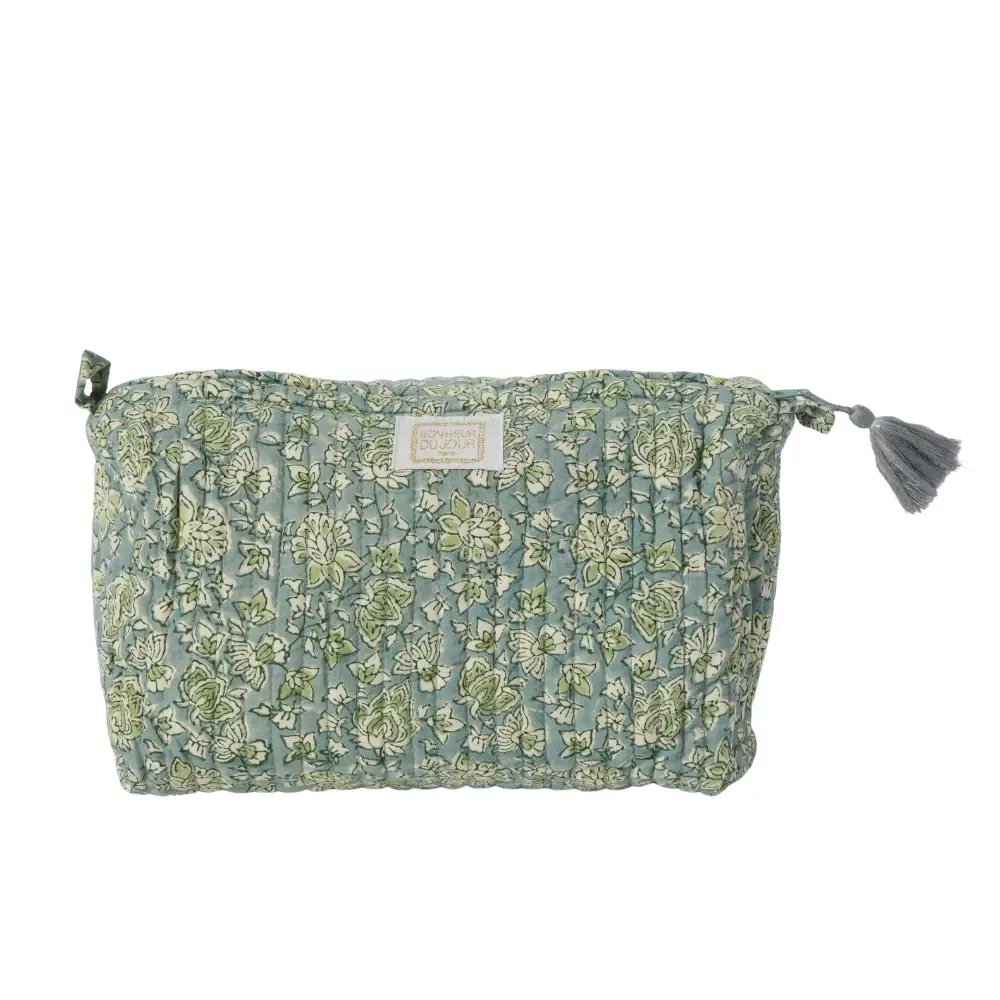 Arushi Quilted Cotton Toiletry Bag