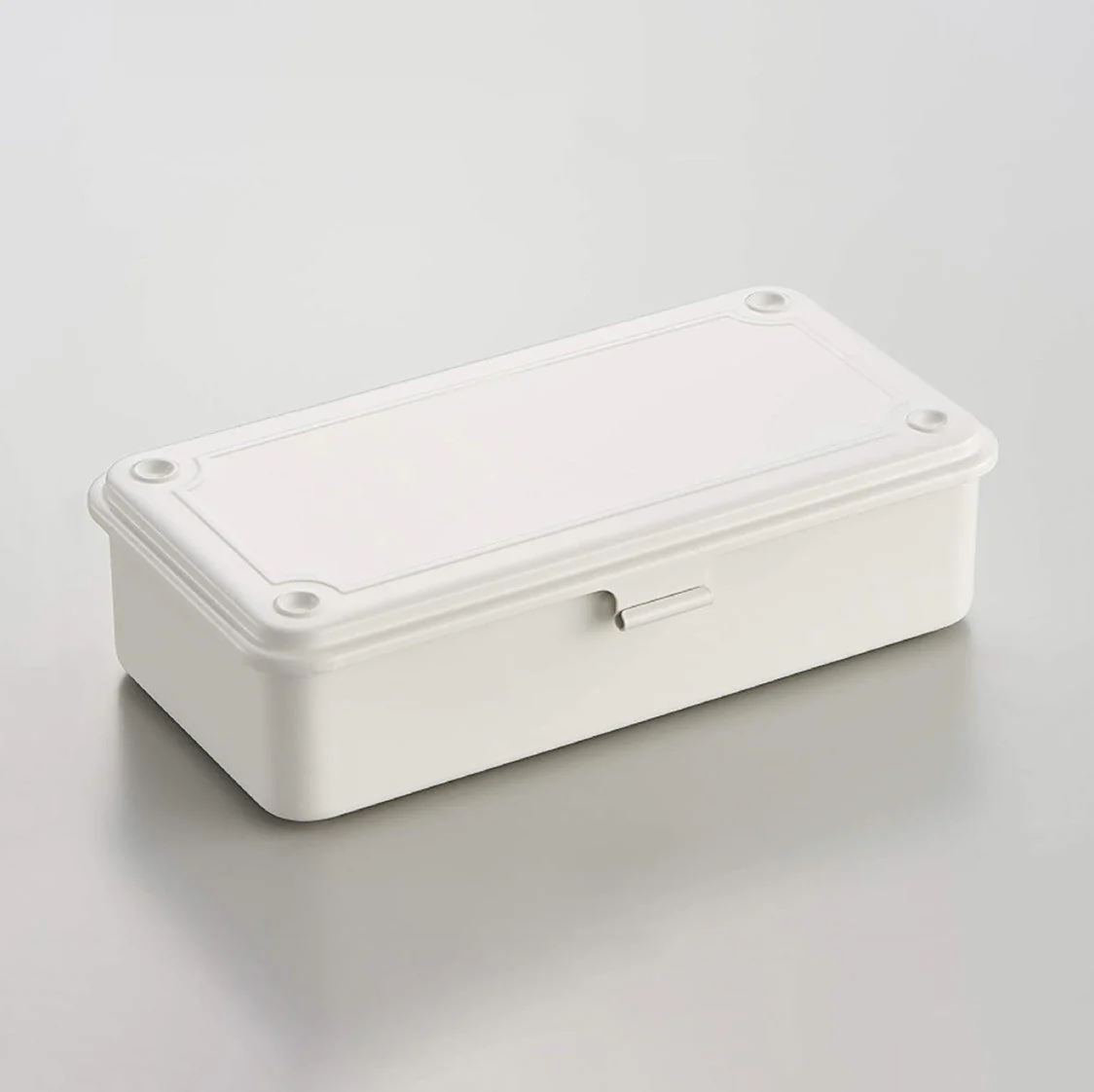 Small Toyo Steel Toolbox - White