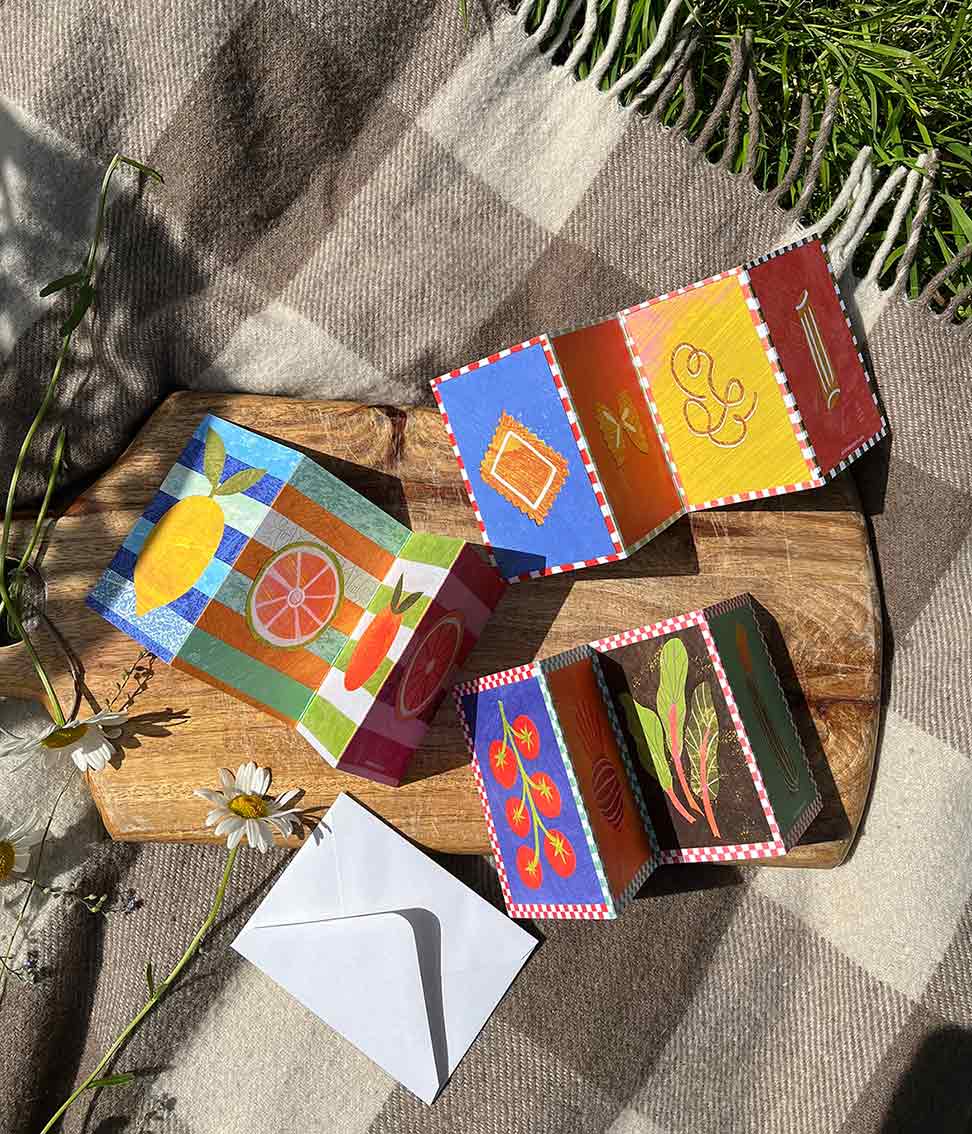 Veg Patch Concertina Card - Image 2