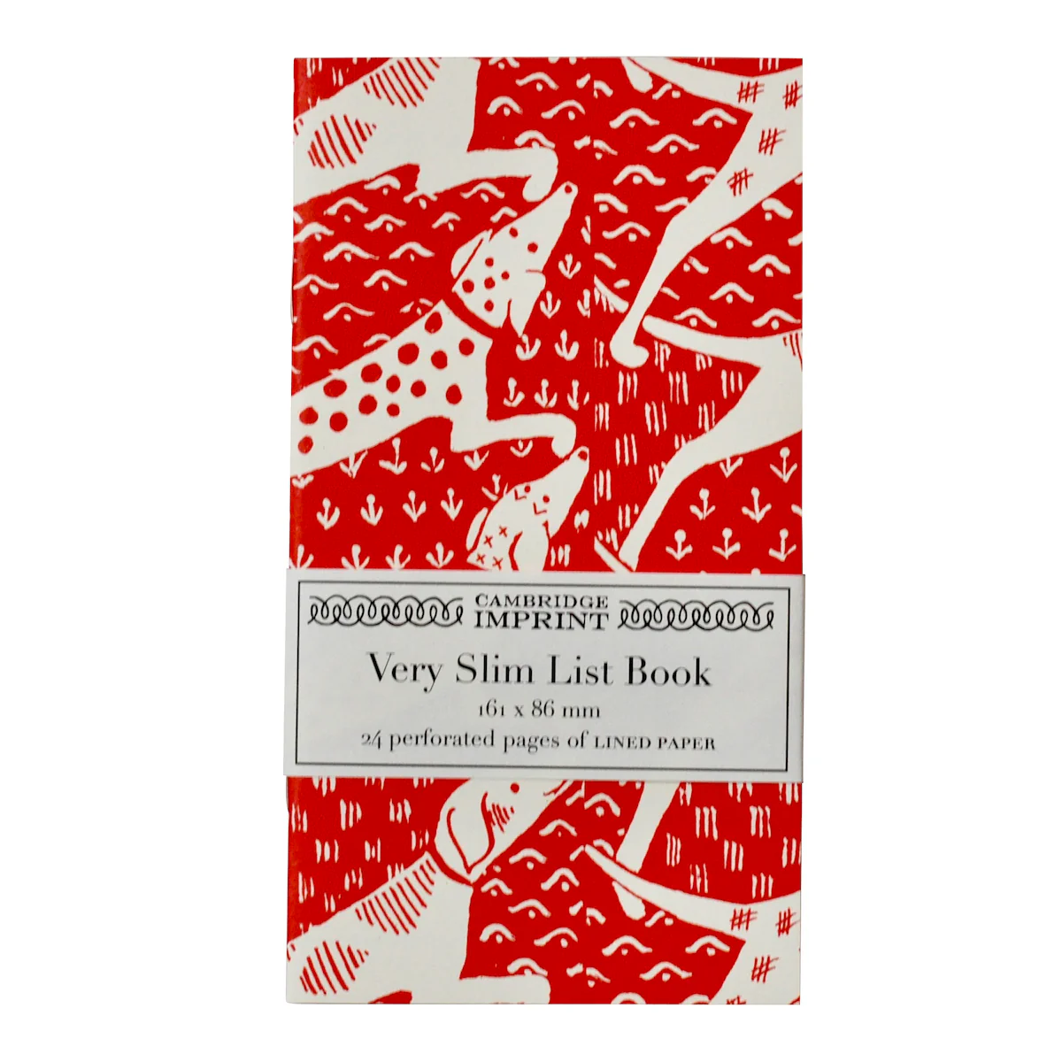 Very Slim List Book - Dogs