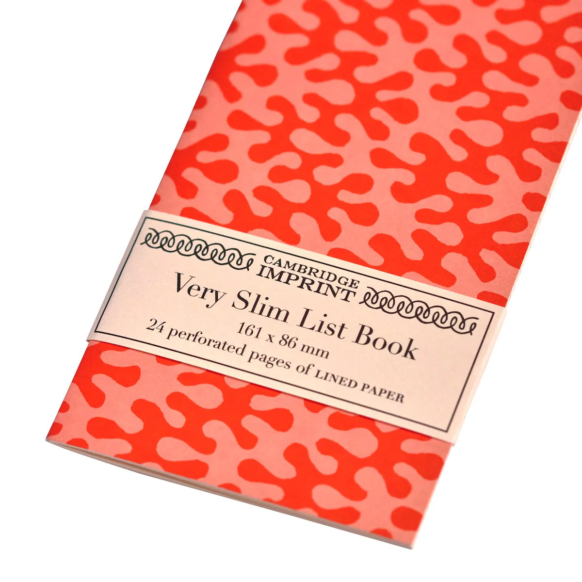 Very Slim List Book - Kelp Tangerine - Image 2