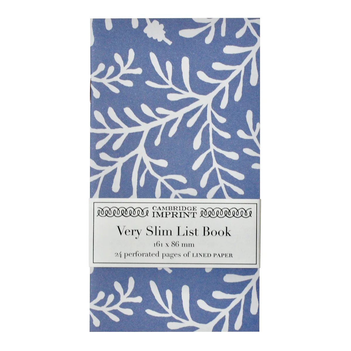 Very Slim List Book - Sprig Harebell