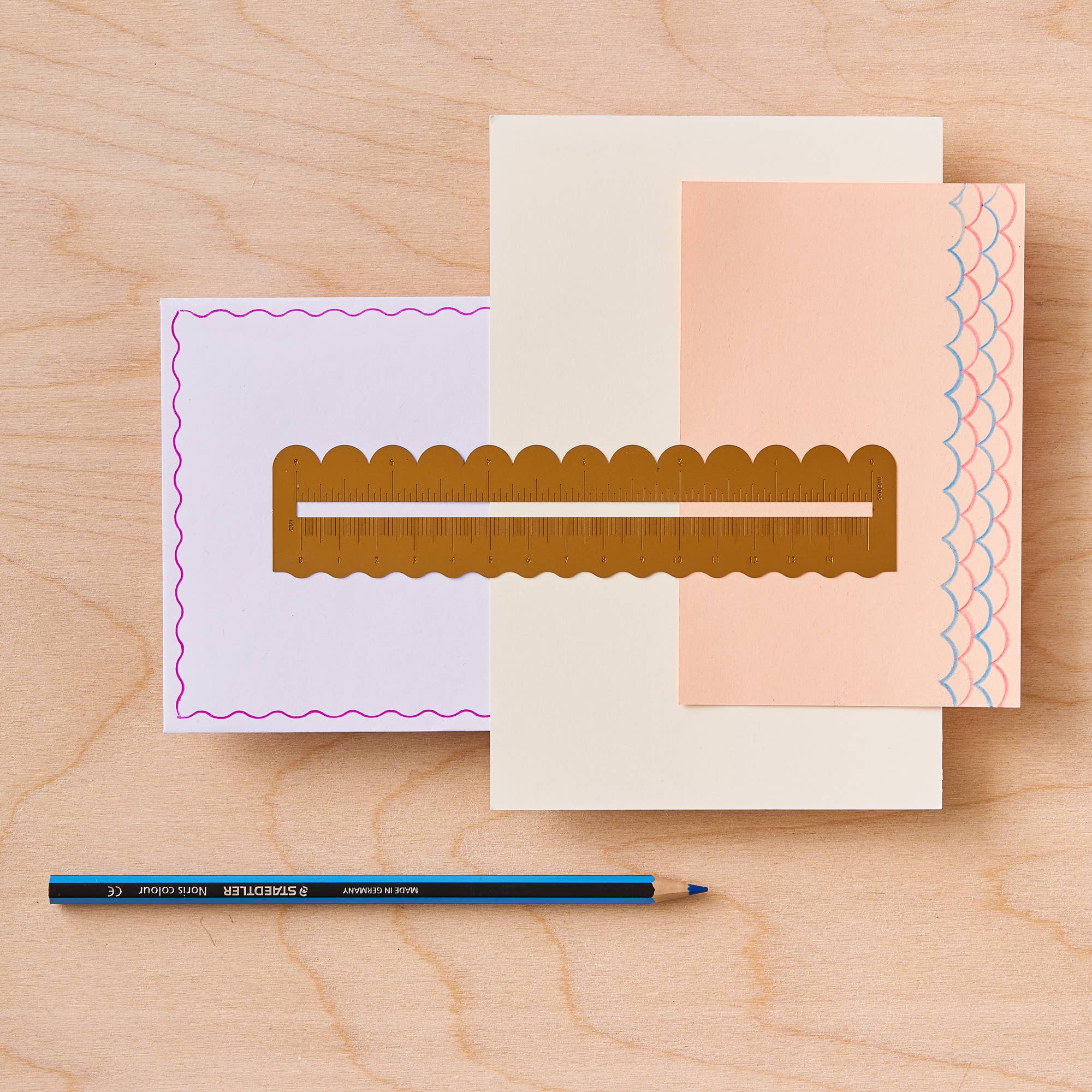 Wavy Brass Ruler - Image 3