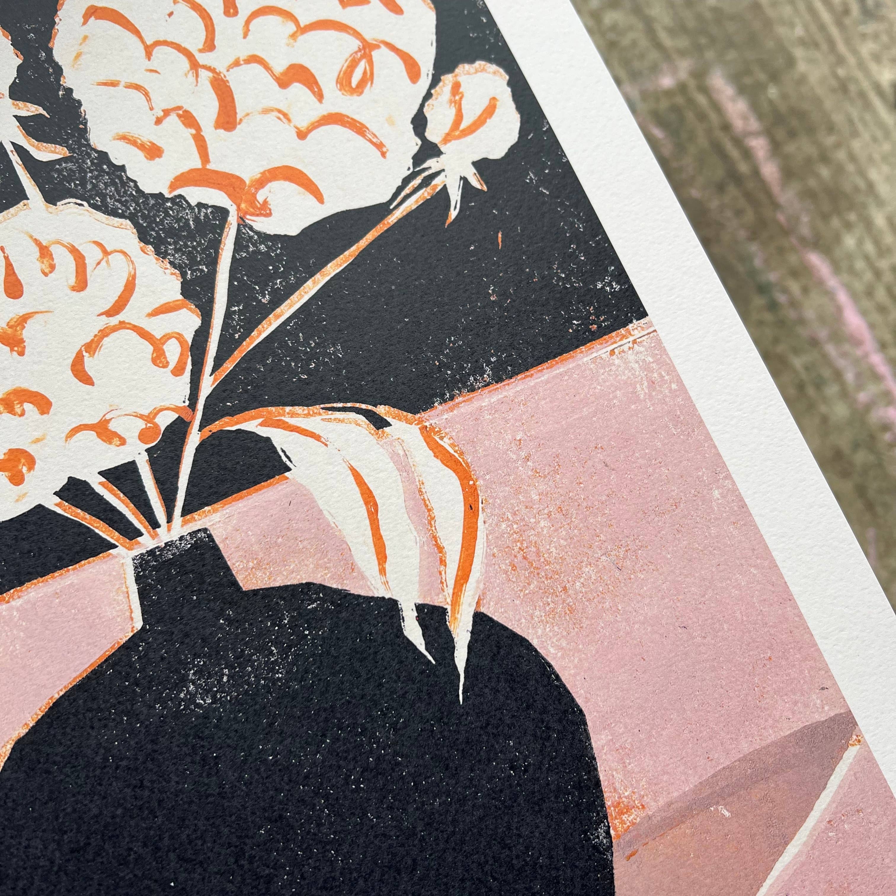 'White Peonies' Art Print - Image 3