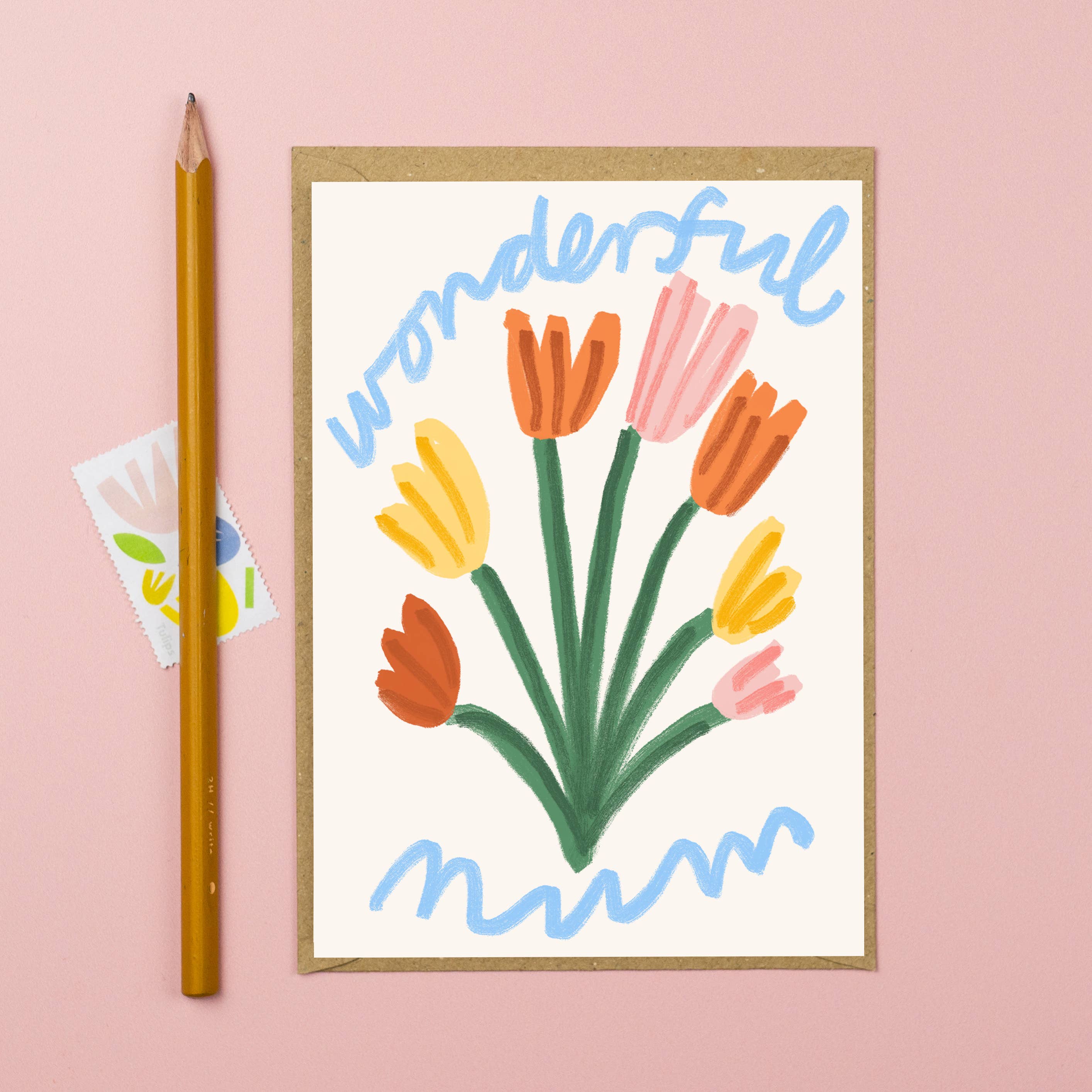 'Wonderful Mum' Mother's Day Greetings Card