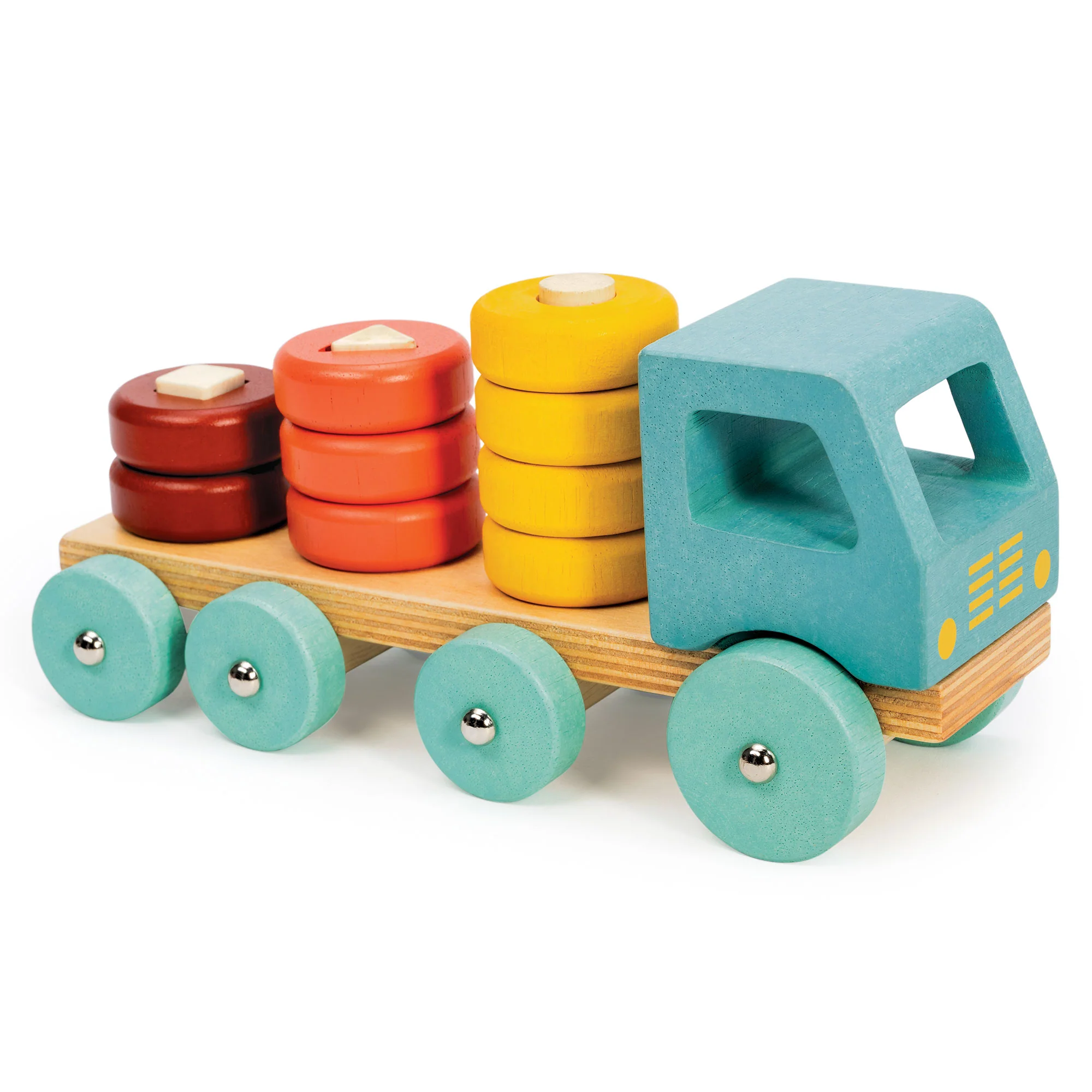 Wooden Mentari Stacking Peg Truck