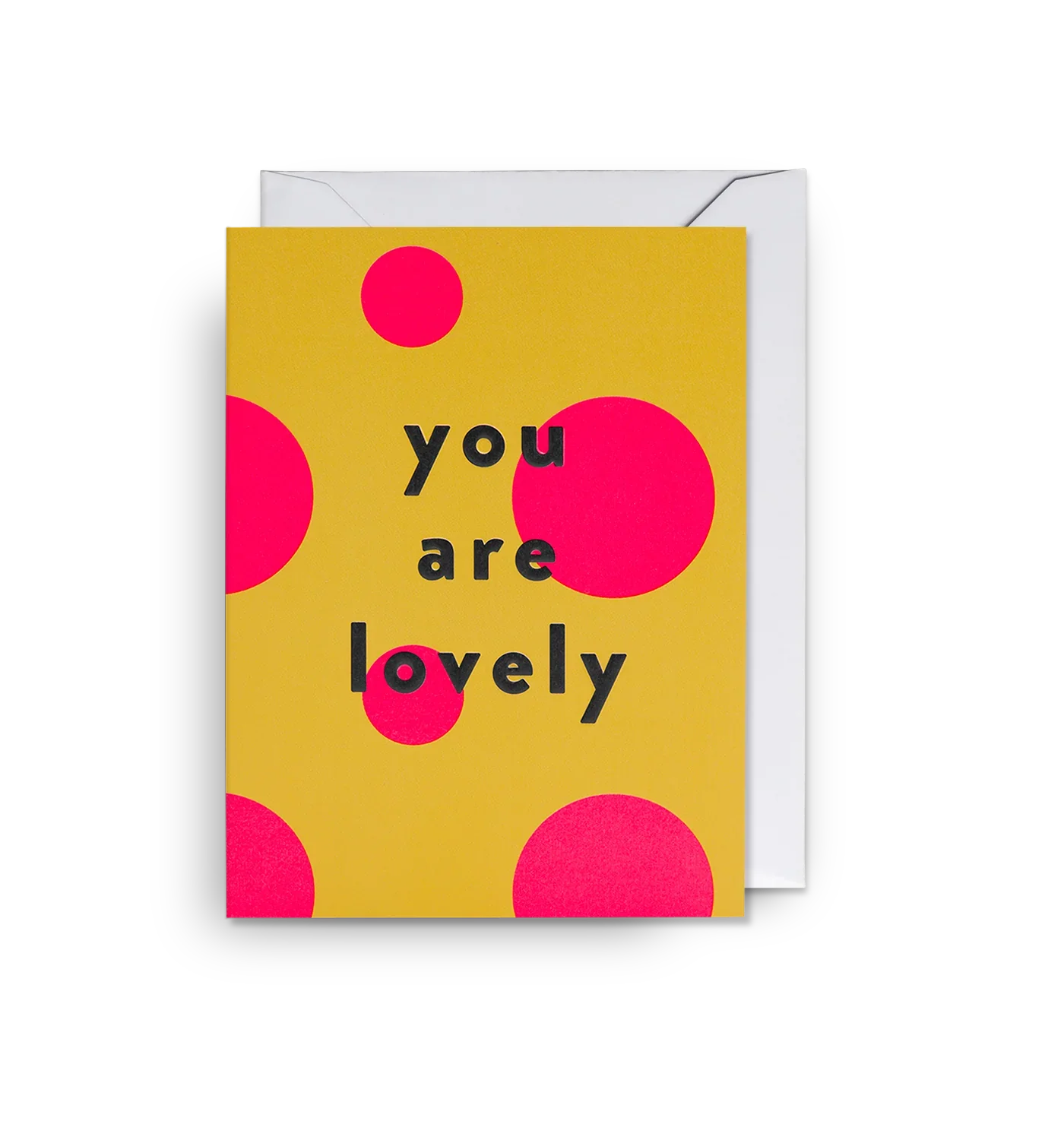 'You Are Lovely' Mini Greetings Card