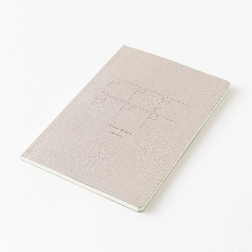 Midori Yuru Log Notebook - 18 Month Undated Diary